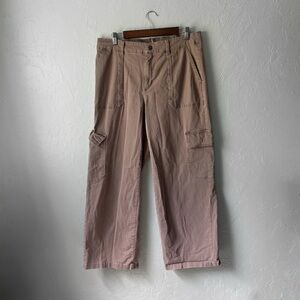 Wild Fable Cotton Taupe Brown Cargo Skater Grunge Relaxed Straight Leg Pants L